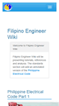 Mobile Screenshot of filipinoengineer.com