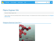 Tablet Screenshot of filipinoengineer.com